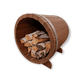 Round firewood storage