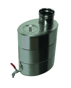 20L water capacity on chimney
