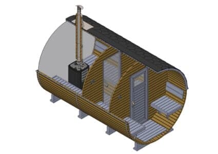Sauna + Umkleide + Terrasse